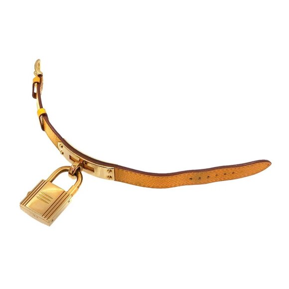 HERMES Kelly Watches Quartz Gold Dial Vintage Cadena Ladies Watch 90289727 - Picture 2 of 9